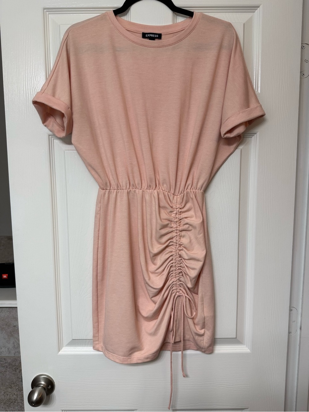Express Blush Ruched Dress
